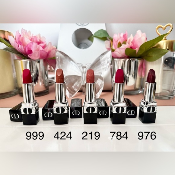 Dior Rouge Lipstick 999, 976, 784, 424, 219 - Picture 7 of 7